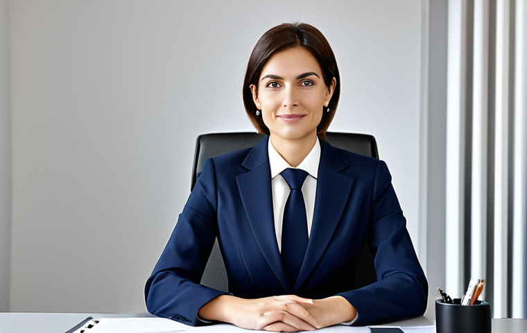 사이버 보안 자동화 도구의 유지보수 방법 - Professional Businesswoman**

"A professional businesswoman in a modest business suit, sitting at a ...